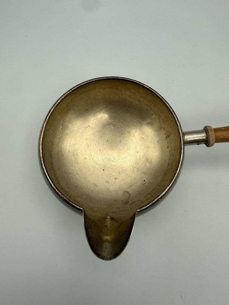 VTG Amston Sterling Silver Brandy Warmer Wood Handle 84 Grams /ro