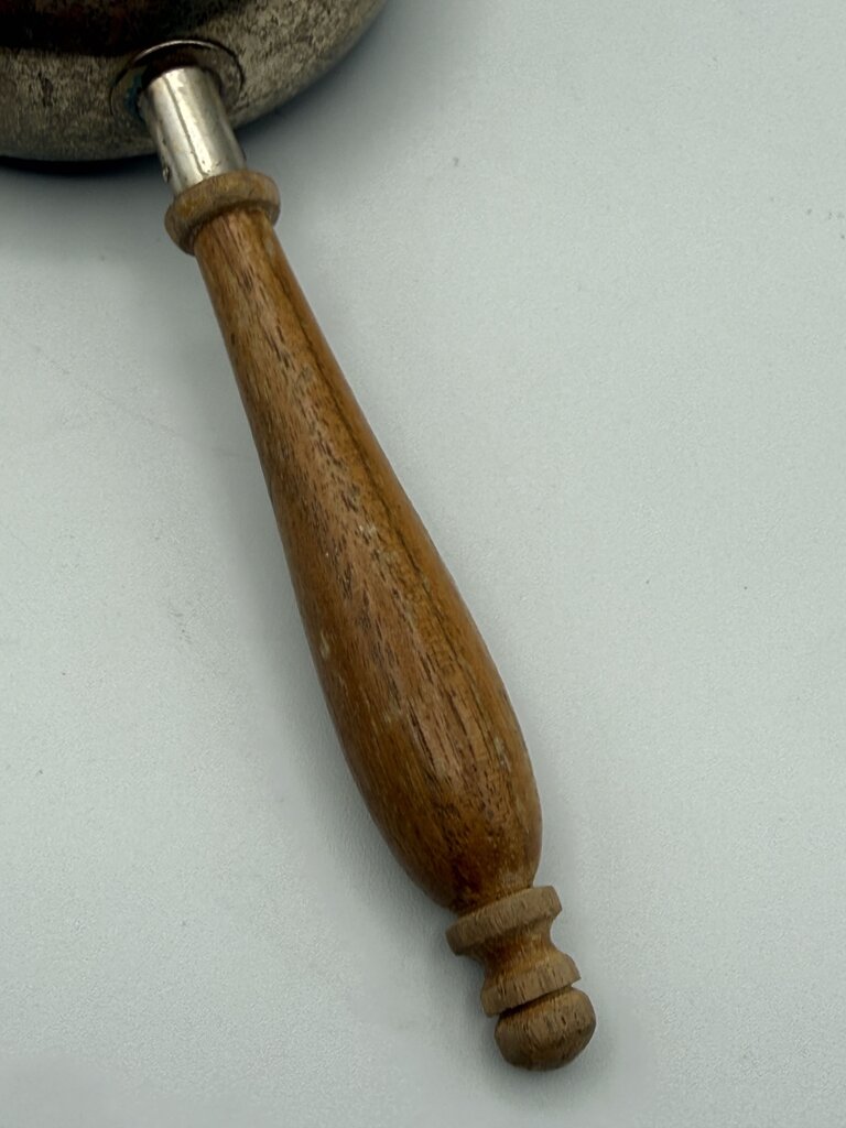 VTG Amston Sterling Silver Brandy Warmer Wood Handle 84 Grams /ro