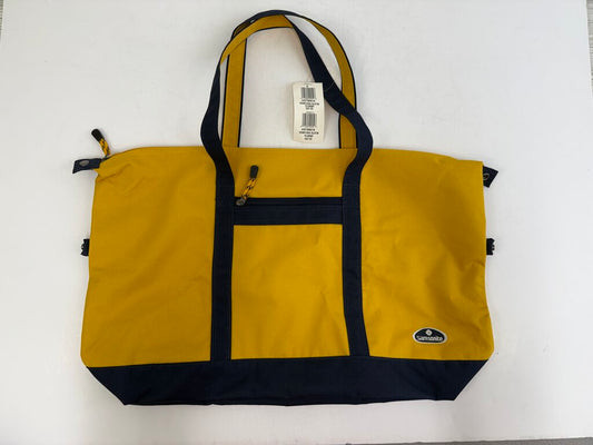 Samsonite Yacht Tote Travel Bag Navy Yellow New 25” x16” rb