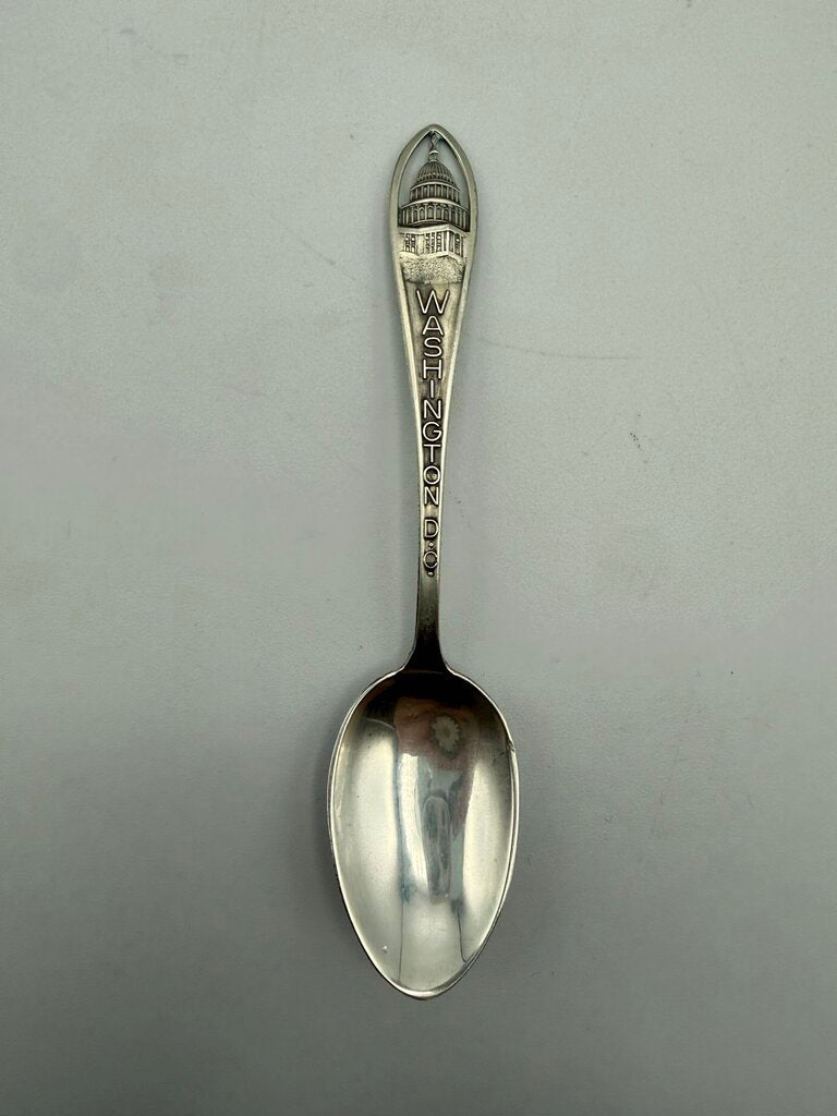 VTG Sterling Silver Souvenir Spoon Washington D.C. /ro
