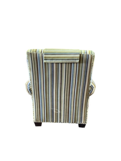 Stripped Blue/Green Art Van Chair