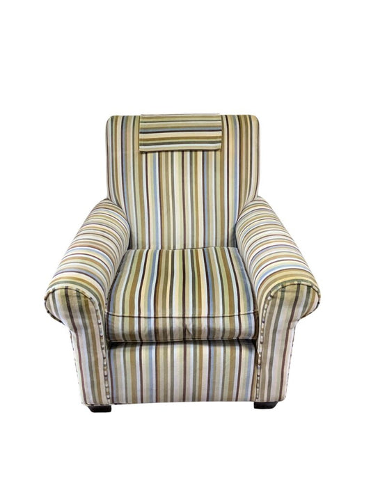 Stripped Blue/Green Art Van Chair