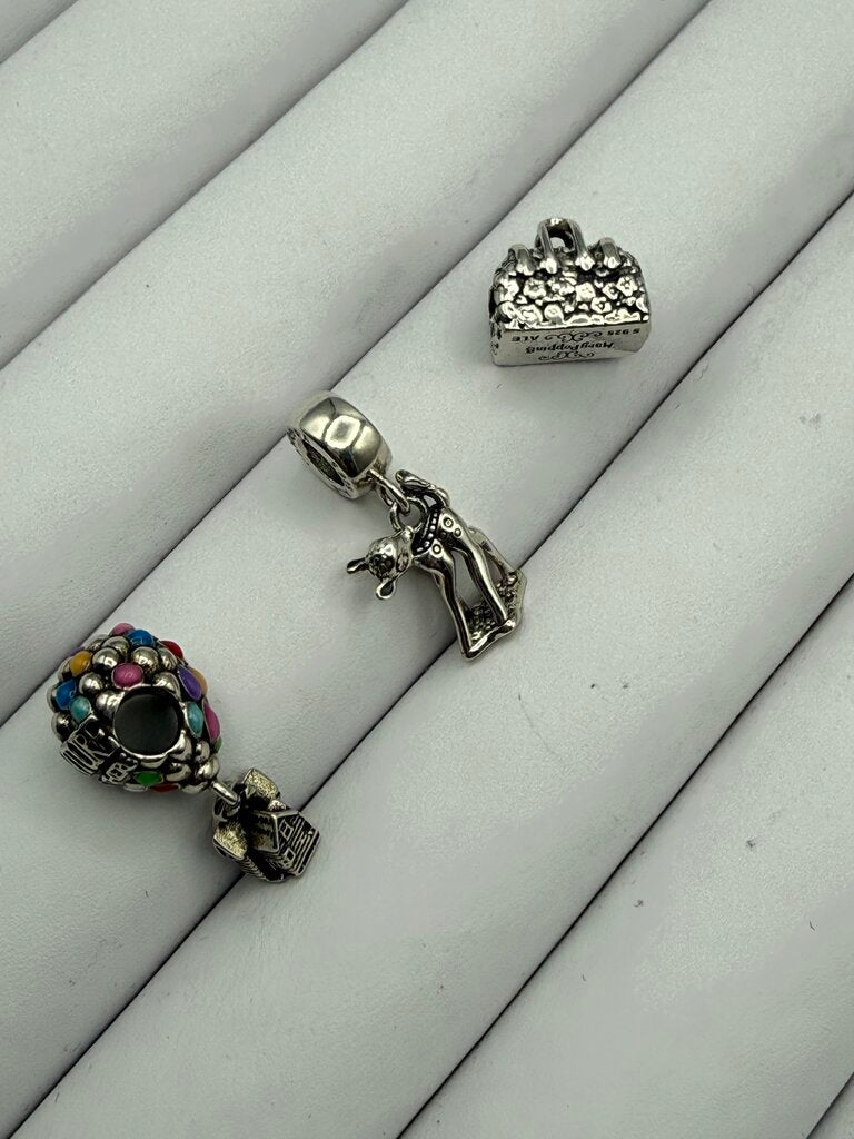 Authentic Pandora Disney Charms Bambi, Up, Mary Poppins /ro