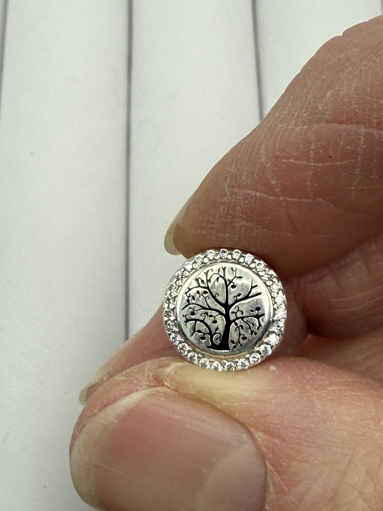 Pandora Sterling Silver Charms Mrs. Wise, Grandma /ro