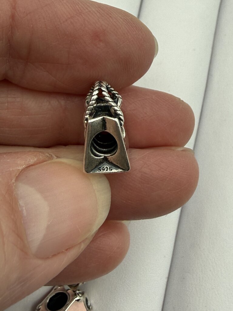 Set of 3 Authentic Pandora Handbag Charms/Beads /ro