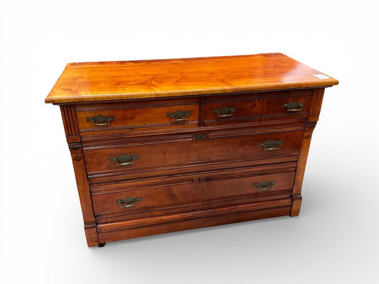 Antique 1928 Eastlake-Styled Chest of Drawers