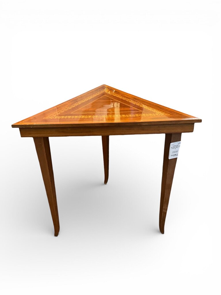 Italian Inlaid Triangle Table (1 of 2)