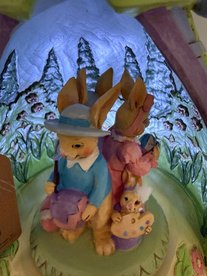 Jim Shore Figurine Easter is All Around Light to Rotates /rw