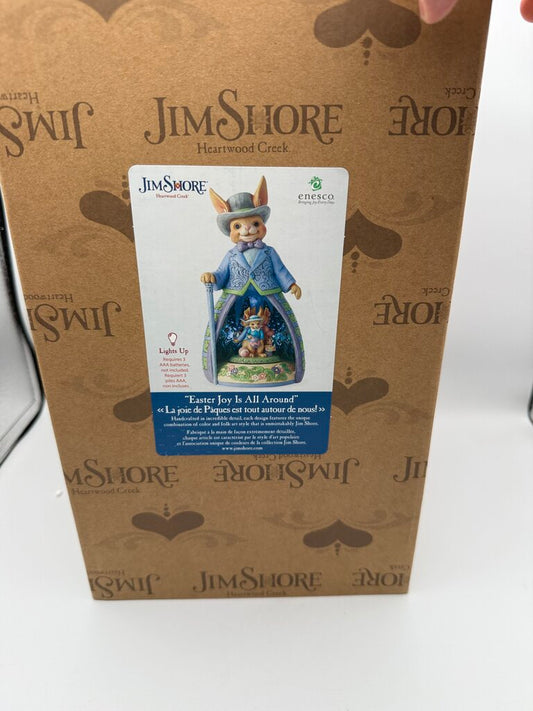 Jim Shore Figurine Easter is All Around Light to Rotates /rw