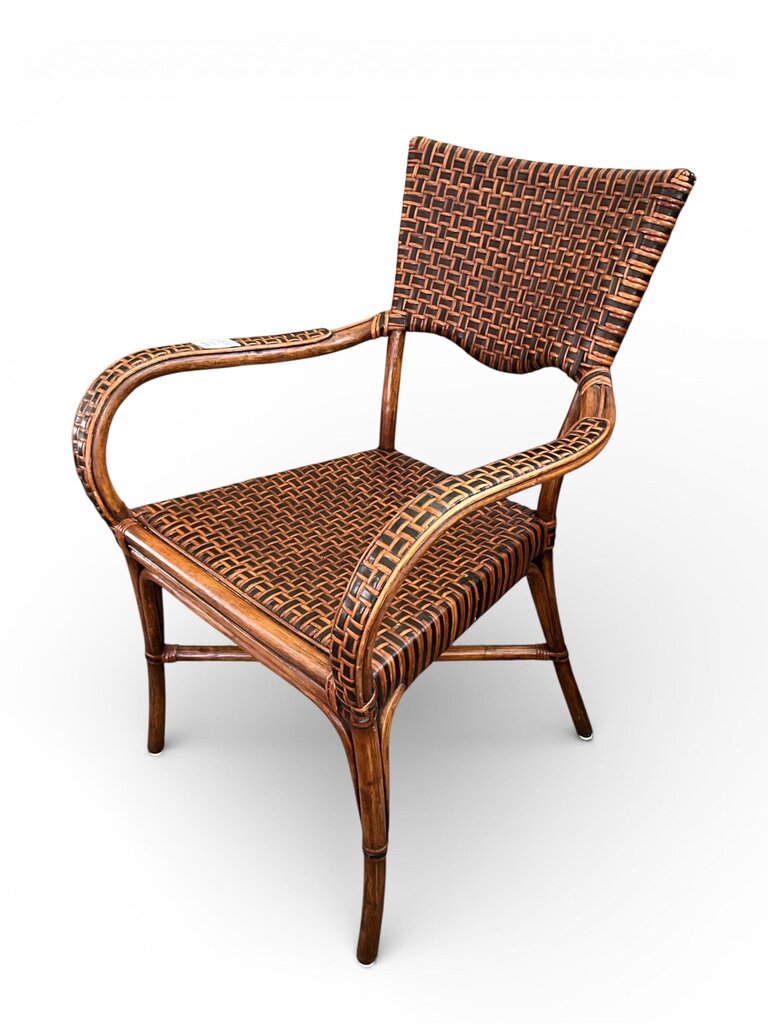 Dark Wicker Side Chairs (1 of 2) EA