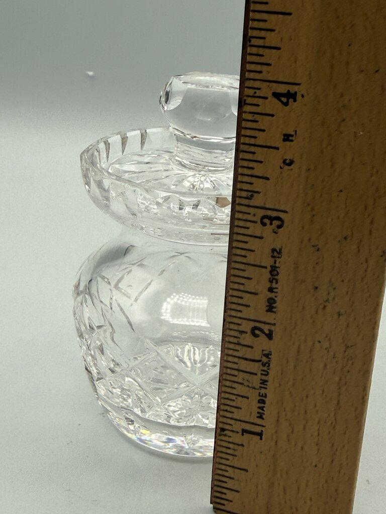 Waterford Crystal Sugar/Condiment Bowl W/lid Ireland /roh