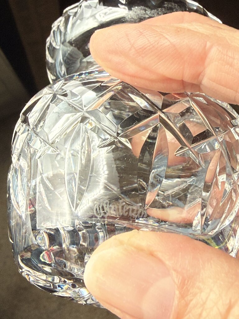 Waterford Crystal Sugar/Condiment Bowl W/lid Ireland /roh