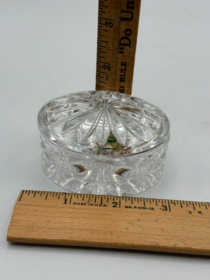 Waterford Crystal Petite Jewelry/Trinket Box Ireland /roh
