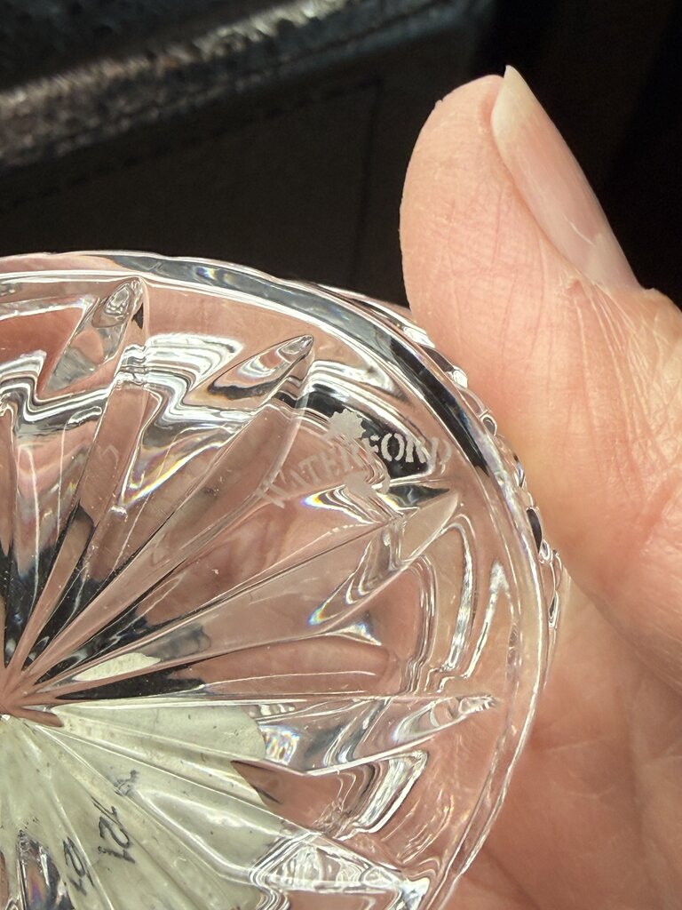 Waterford Crystal Petite Jewelry/Trinket Box Ireland /roh