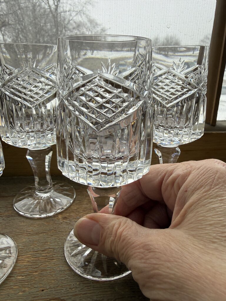 Slieve Donard by Tyrone Crystal Wine/Sherry Glass set of 5 /roh