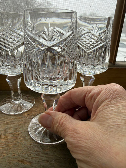 Slieve Donard by Tyrone Crystal Wine/Sherry Glass set of 5 /roh