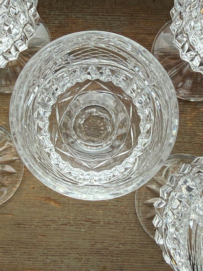 Slieve Donard by Tyrone Crystal Wine/Sherry Glass set of 5 /roh