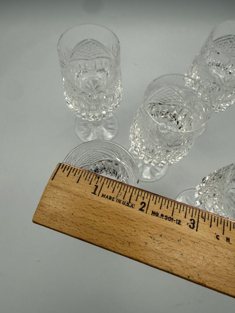Slieve Donard by Tyrone Crystal Wine/Sherry Glass set of 5 /roh