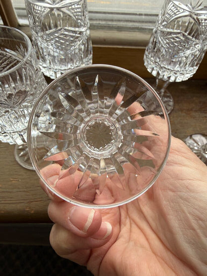 Slieve Donard by Tyrone Crystal Wine/Sherry Glass set of 5 /roh