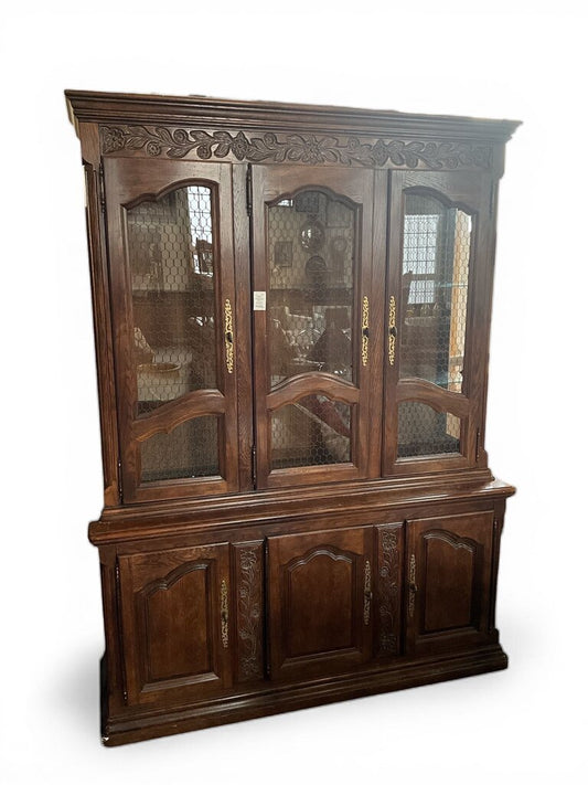 Two Piece China Cabinet