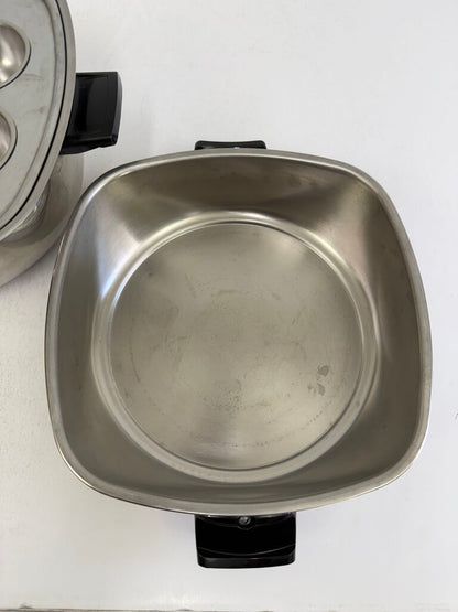 VTG Aritso-Craft 6 Qt 18/8 Stainless Steel Dutch Oven Complete /rw