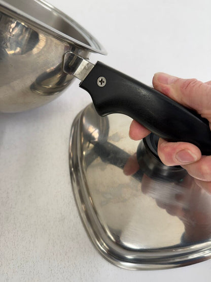 Vintage Aristo-Craft Stainless Steel 18/8 Ply Double Boiler /rw