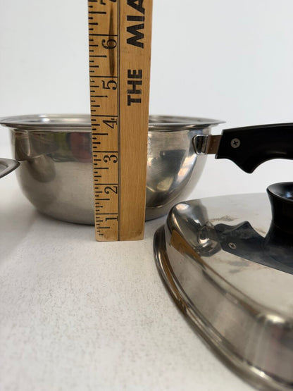 Vintage Aristo-Craft Stainless Steel 18/8 Ply Double Boiler /rw