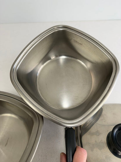 Vintage Aristo-Craft Stainless Steel 18/8 Ply Double Boiler /rw