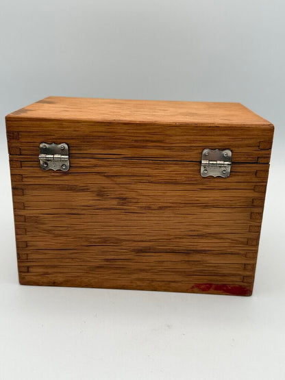 Vintage Gold Medal Flour Home Service Recipe Wood Box /ro