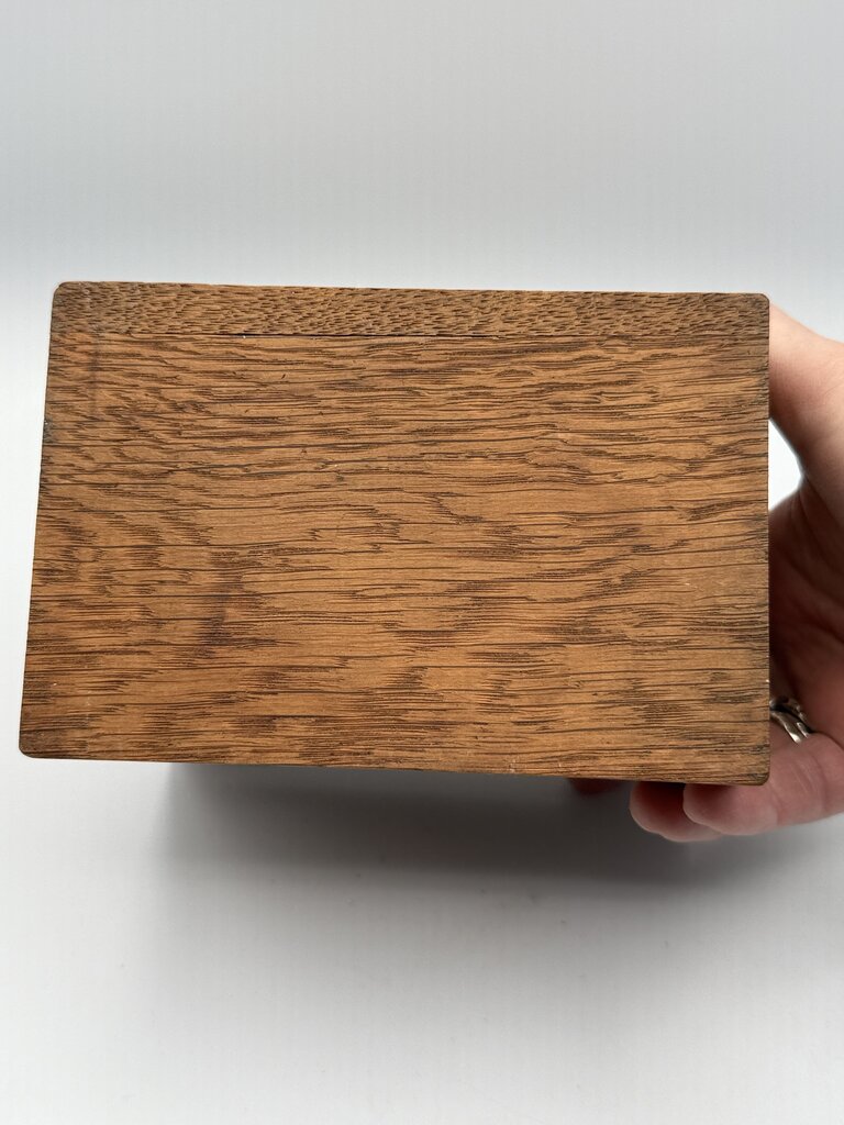 Vintage Gold Medal Flour Home Service Recipe Wood Box /ro