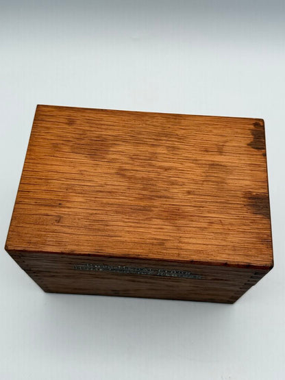 Vintage Gold Medal Flour Home Service Recipe Wood Box /ro