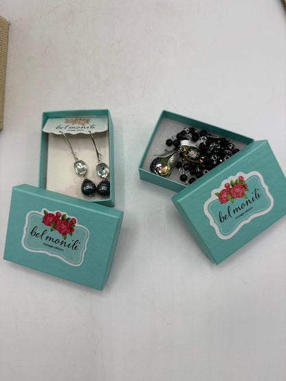 Bel Monili Vintage Reborn Jewlery Bauble Necklace & Earring set /ro