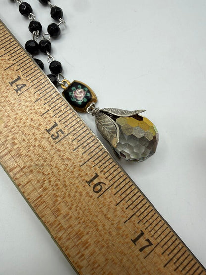 Bel Monili Vintage Reborn Jewlery Bauble Necklace & Earring set /ro