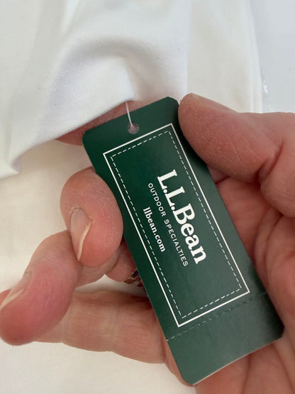 L.L. Bean Women’s Pima Turtleneck Misses Size M White new in bag /rb