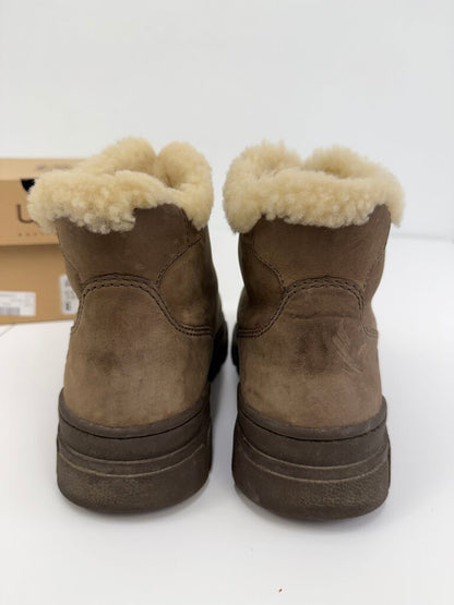 Ugg Austrailia Apres - Ski Zip Ankle Boot Taupe Women Size 7 /rb