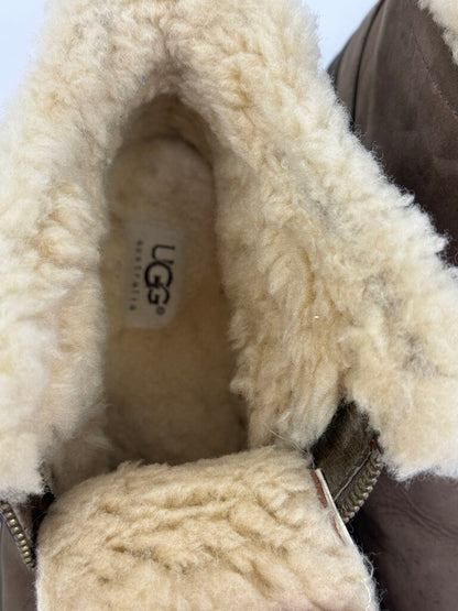 Ugg Austrailia Apres - Ski Zip Ankle Boot Taupe Women Size 7 /rb