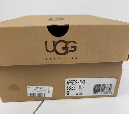 Ugg Austrailia Apres - Ski Zip Ankle Boot Taupe Women Size 7 /rb