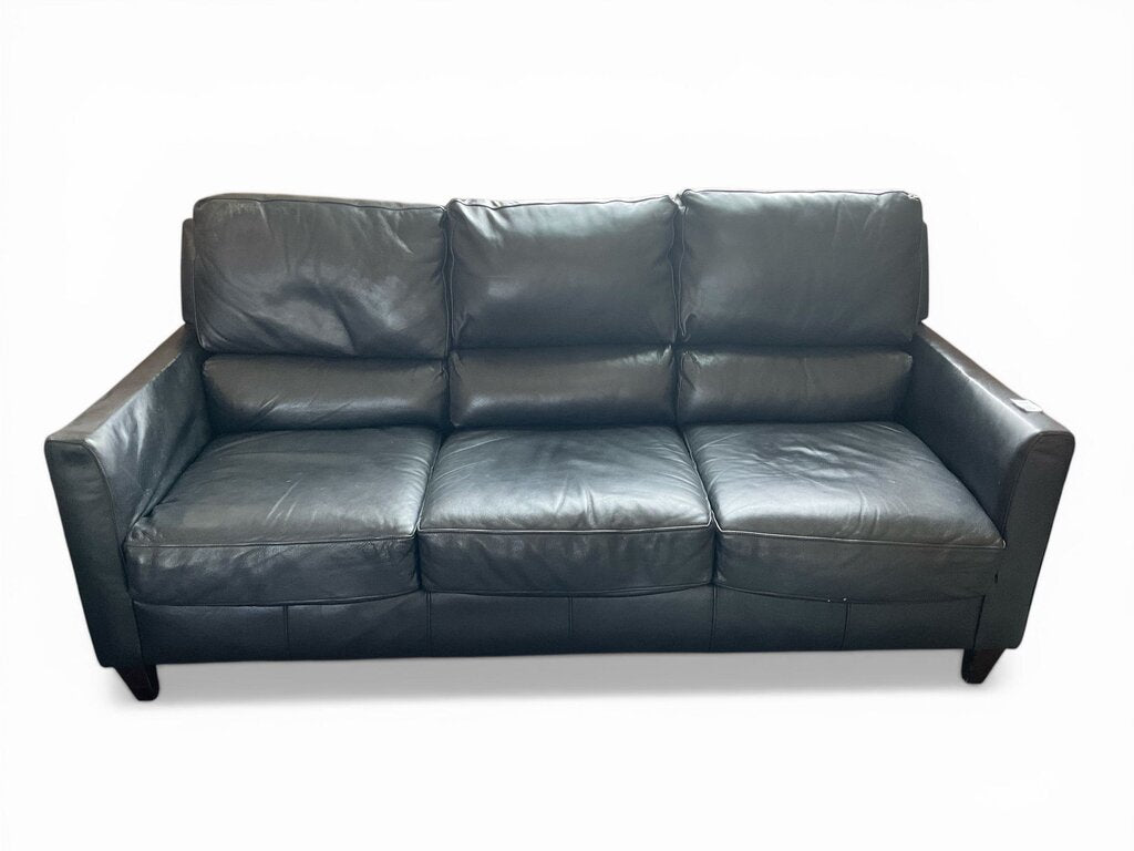 Black Leather Couch