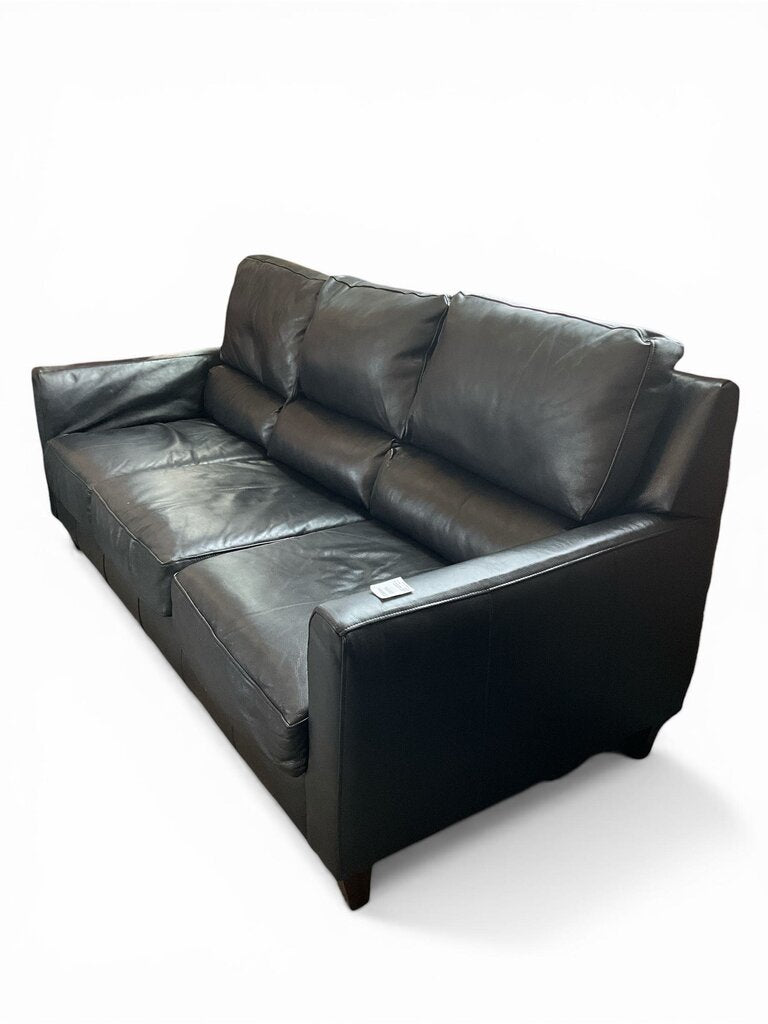 Black Leather Couch