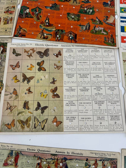 Vintage Knapp Electric Questioner No. 325 Quiz Game /rb