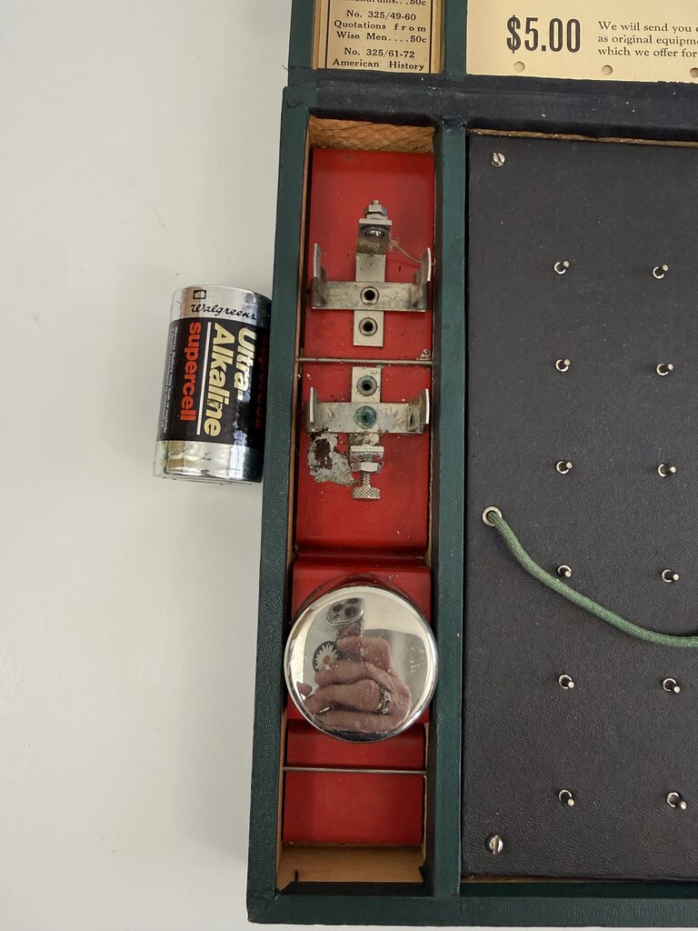 Vintage Knapp Electric Questioner No. 325 Quiz Game /rb