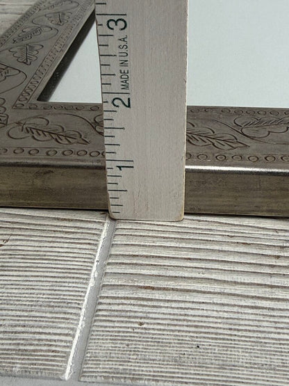 Elephant Etched Metal Frame with Mirror 18” x 12” /ro