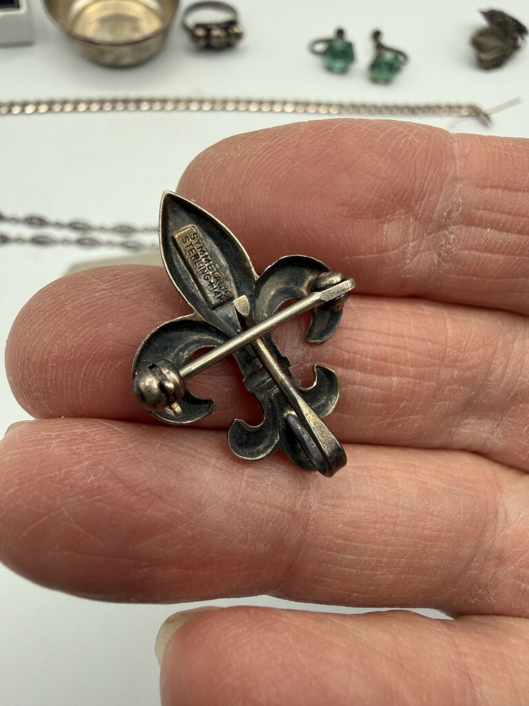 Lot of Sterling Silver 178 Grams for Scrap or Use /ro