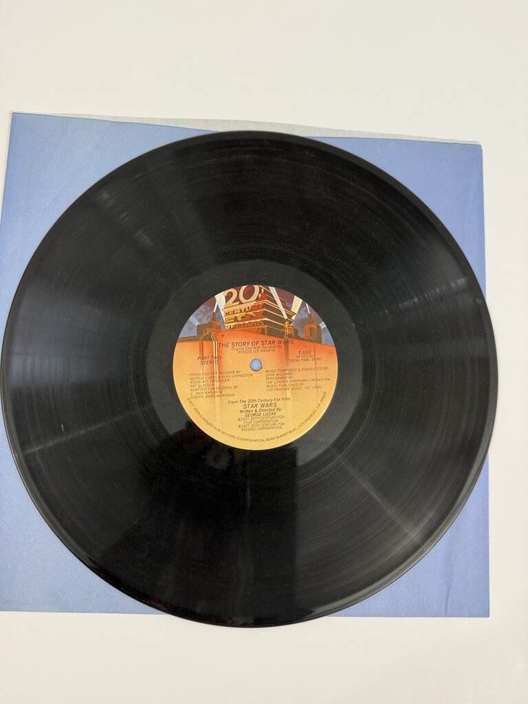 1977 Original Soundtrack The Story of Star Wars Vinyl w/Insert /ro