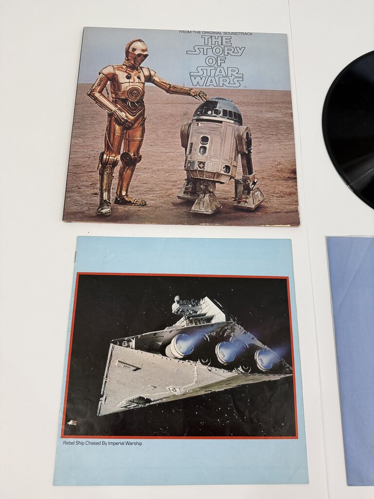 1977 Original Soundtrack The Story of Star Wars Vinyl w/Insert /ro