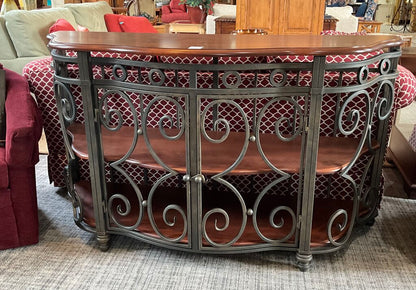 Wood / Iron Console Table