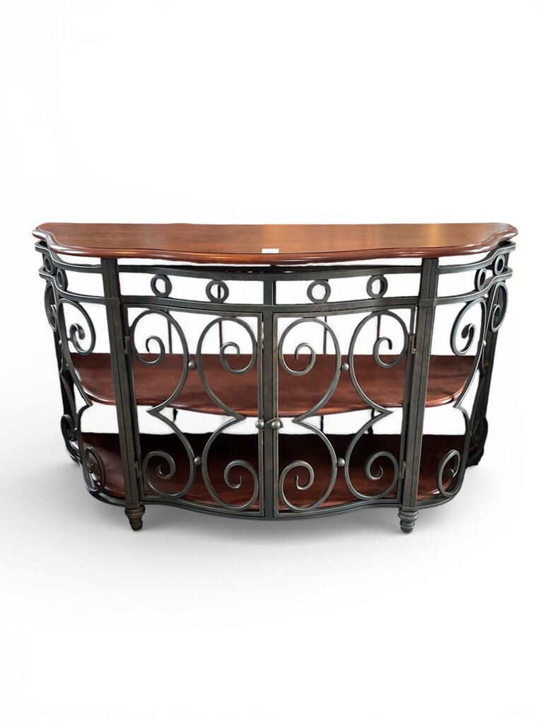 Wood / Iron Console Table