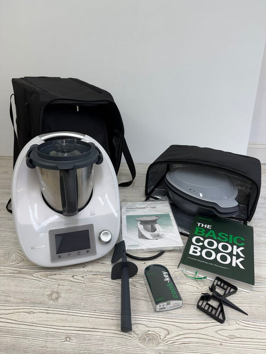 Vorwerk Thermomix TM5 Touchscreen Multi-Purpose FoodProcessor Full Size w/Case /rw