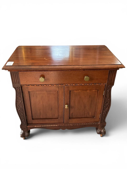 Antique Rolling Cabinet