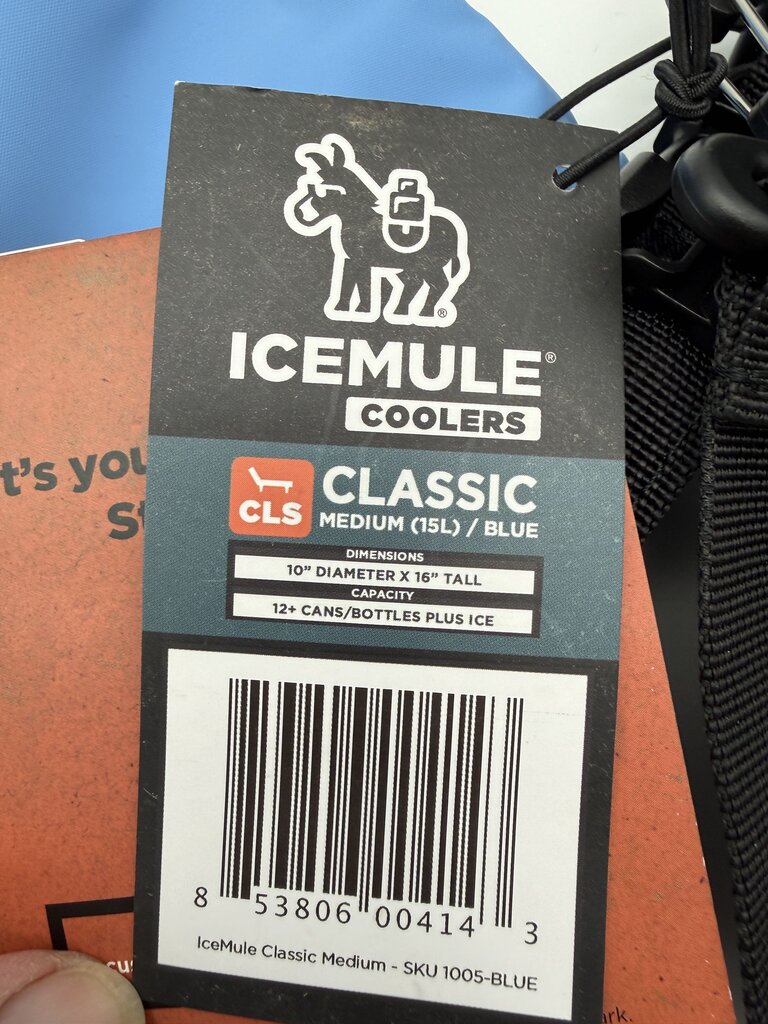 Ice Mule Cooler Classic Medium Blue New with Tags /rw